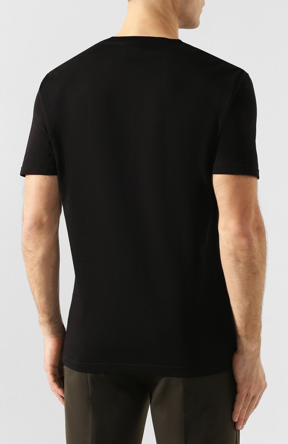 Мужская хлопковая футболка COMME DES FUCKDOWN черного цвета, арт. CDFU766P | Фото 4 (Рукава: Короткие; Длина (для топов): Стандартные; Стили: Гранж; Принт: С принтом; Материал внешний: Хлопок)