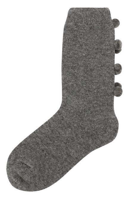 Женские шерстяные носки ANTIPAST серого цвета, арт. HA-11 | Фото 1 (Материал внешний: Шерсть)
