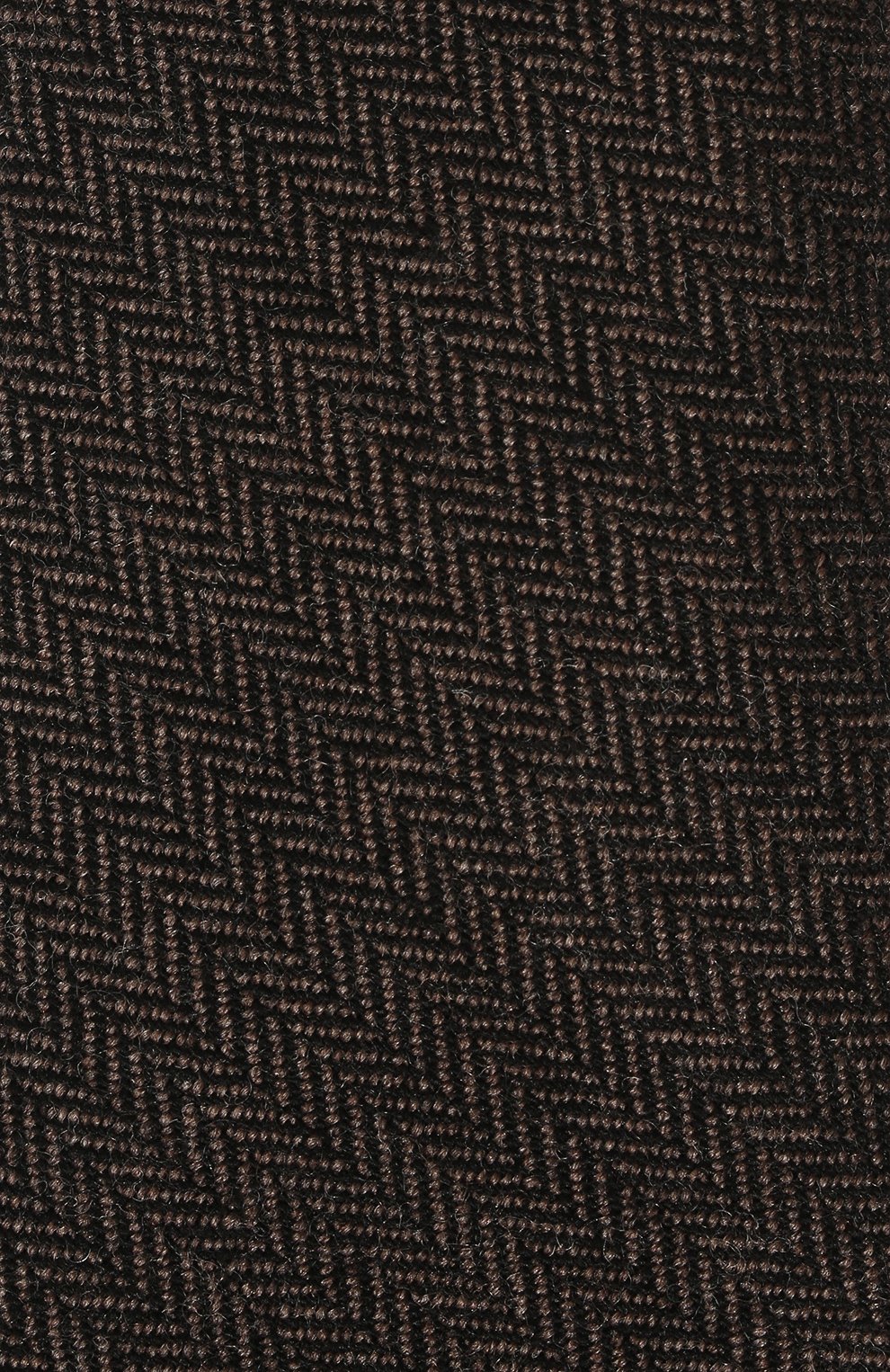 Мужской шерстяной галстук LUIGI BORRELLI темно-коричневого цвета, арт. CR453037/LR | Фото 4 (Принт: С принтом, Без принта; Материал: Текстиль, Шерсть)