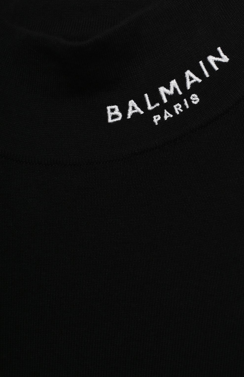 Детская хлопковая водолазка BALMAIN черного цвета, арт. 6N9570/NF280/4-10 | Фото 3 (Кросс-КТ: водолазка; Рукава: Длинные; Региональные ограничения белый список (Axapta Mercury): RU; Материал внешний: Хлопок; Ростовка одежда: 10 - 11 лет | 140 - 146см, 6 лет | 116 см, 8 лет | 128 см)
