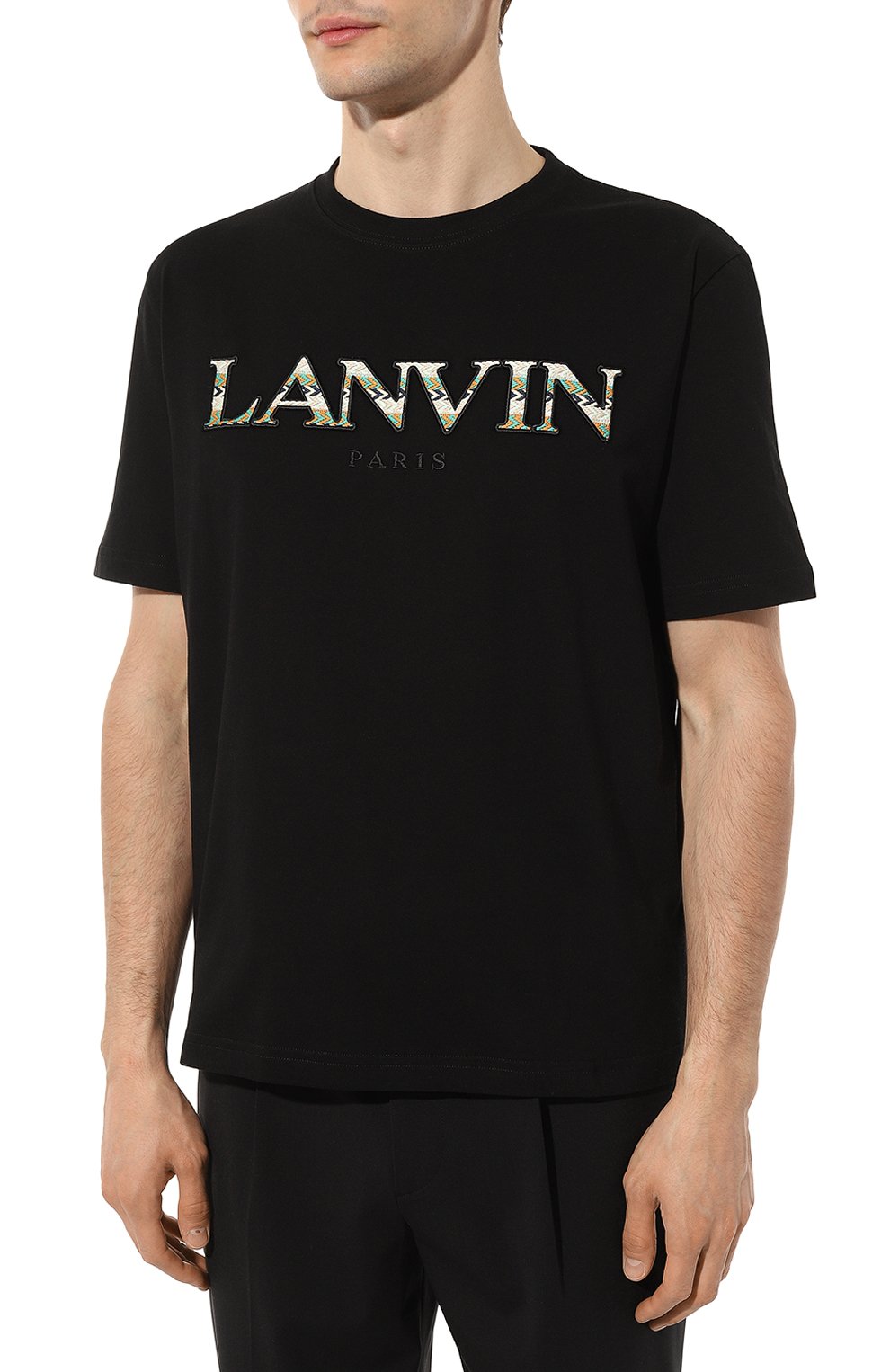 Хлопковая футболка Lanvin  RМ TS0005/J207 Фото 3