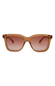 Женские солнцезащитные очки CHLOÉ коричневого цвета, арт. CH0079S | Фото 3 (Тип очков: С/з; Очки форма: Квадратные; Оптика Гендер: оптика-женское)