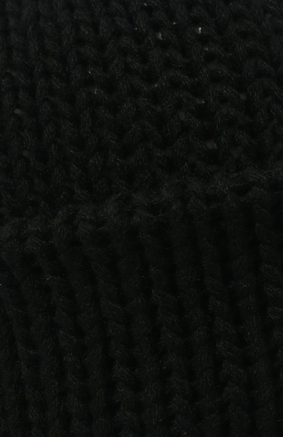 Женская кашемировая шапка INVERNI черного цвета, арт. 5534 CM | Фото 4 (Материал: Текстиль, Кашемир, Шерсть; Материал сплава: Проставлено; Нос: Не проставлено)
