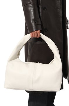 Женская сумка panier grand FRENZLAUER белого цвета, арт. T28 | Фото 2 (Сумки-технические: Сумки top-handle; Материал: Натуральная кожа; Материал сплава: Проставлено; Драгоценные камни: Проставлено; Размер: large)