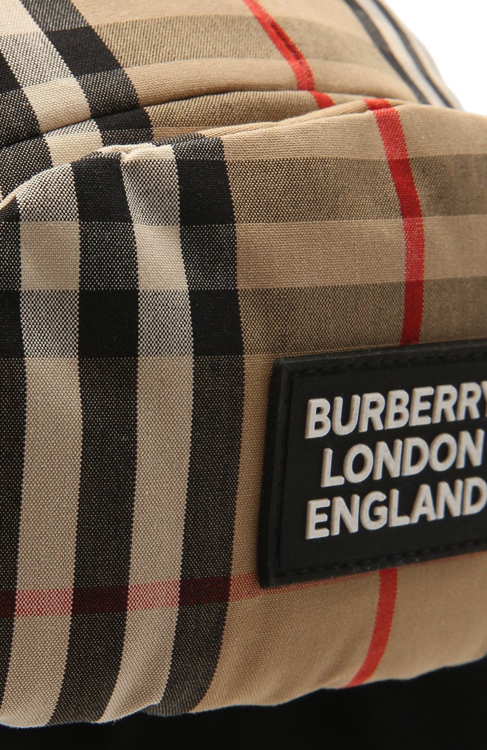 Детского утепленная шапка-ушанка BURBERRY бежевого цвета, арт. 8033357 | Фото 3 (Материал: Текстиль, Хлопок)