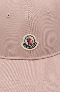 Детская хлопковая бейсболка MONCLER светло-розового цвета, арт. F1-954-3B100-00-04863 | Фото 3 (Материал: Текстиль, Хлопок; Региональные ограничения белый список (Axapta Mercury): RU)