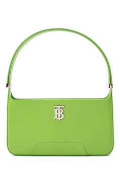 Женская сумка tb medium BURBERRY зеленого цвета, арт. 8050469 | Фото 1 (Сумки-технические: Сумки top-handle; Размер: medium; Материал: Натуральная кожа)