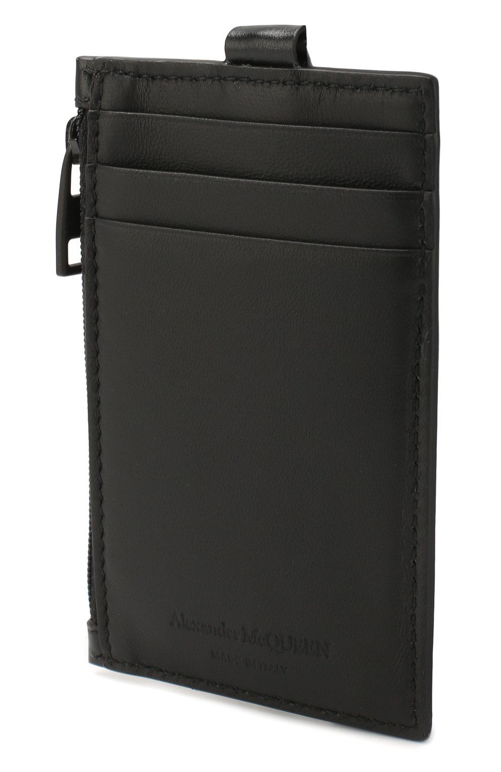 Мужской кожаный футляр для кредитных карт ALEXANDER MCQUEEN черного цвета, арт. 602151/1SJ3B | Фото 2 (Материал: Натуральная кожа; Статус проверки: Проверена категория)