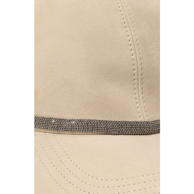 фото Замшевая бейсболка brunello cucinelli