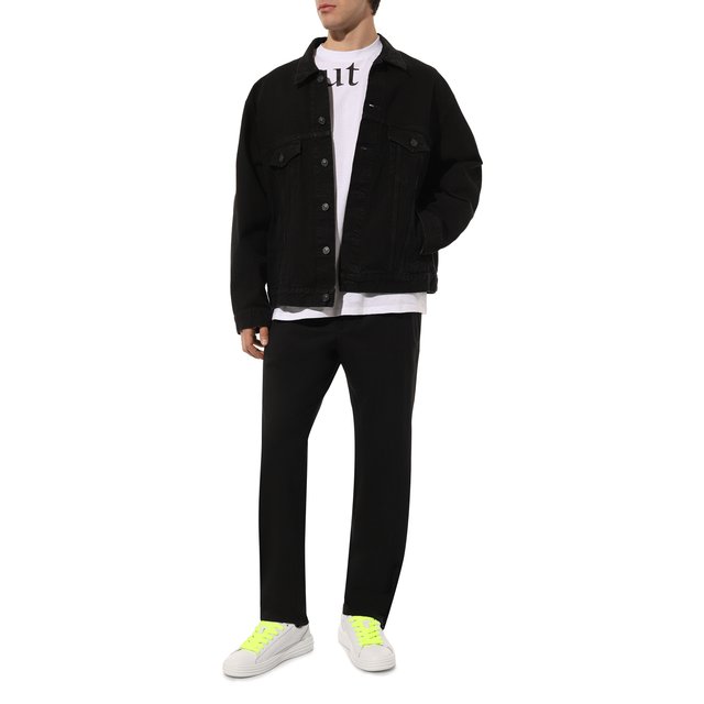 фото Кожаные кеды msgm