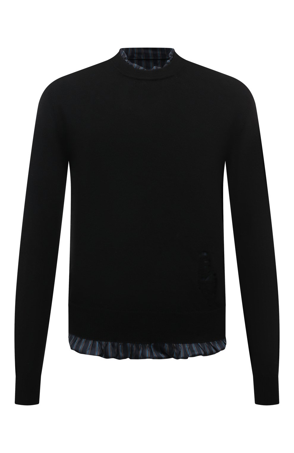 Мужской черный шерстяной свитер MAISON MARGIELA купить в интернет ...