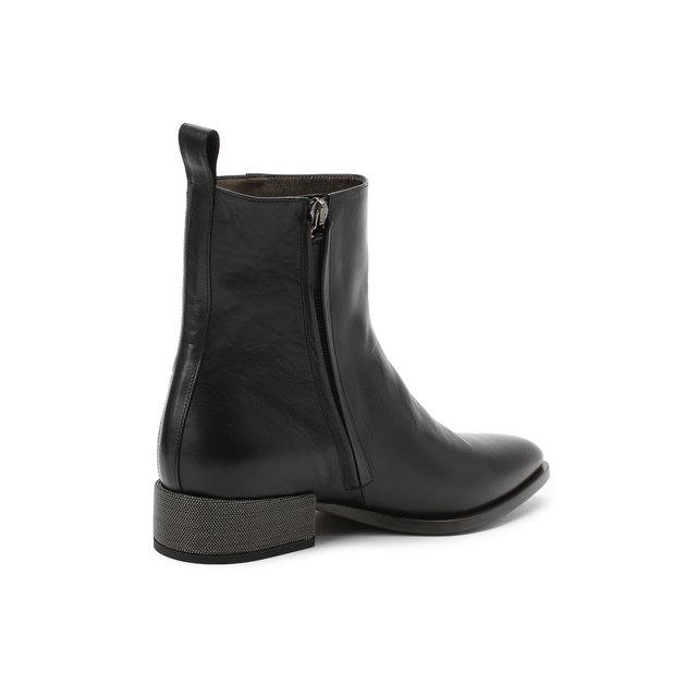 фото Кожаные ботильоны brunello cucinelli