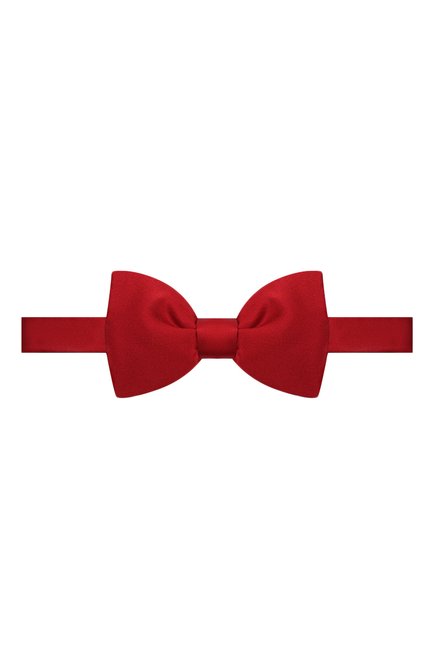 Мужской шелковый галстук-бабочка LANVIN красного цвета, арт. 1282/B0W TIE | Фото 1 (Материал: Текстиль, Шелк)