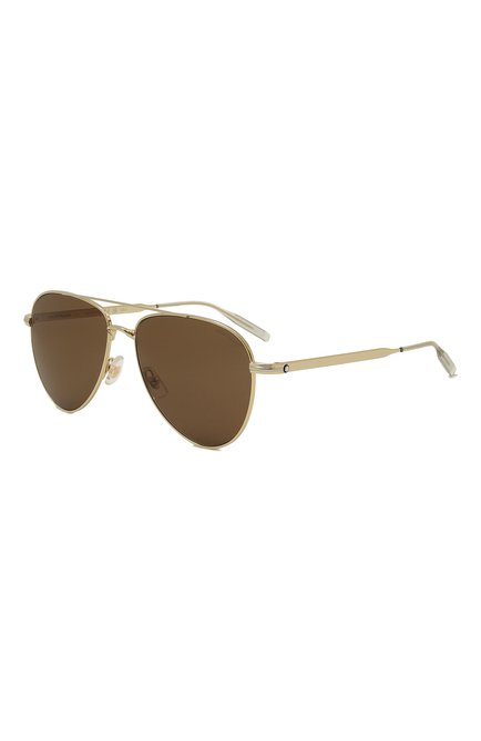 Мужские солнцезащитные очки MONTBLANC коричневого цвета по цене 38350 руб., арт. MB0235S 006 | Фото 1