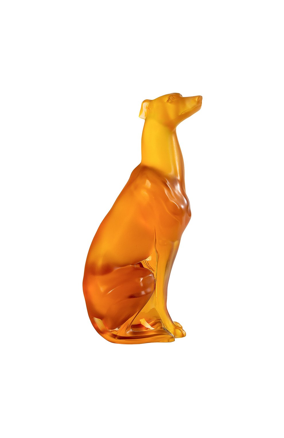 Скульптура собака борзая LALIQUE оранжевого цвета, арт. 10733800 | Фото 1 (Региональные ограничения белый список (Axapta Mercury): Не проставлено; Нос: Не проставлено; Ограничения доставки: fragile-2)