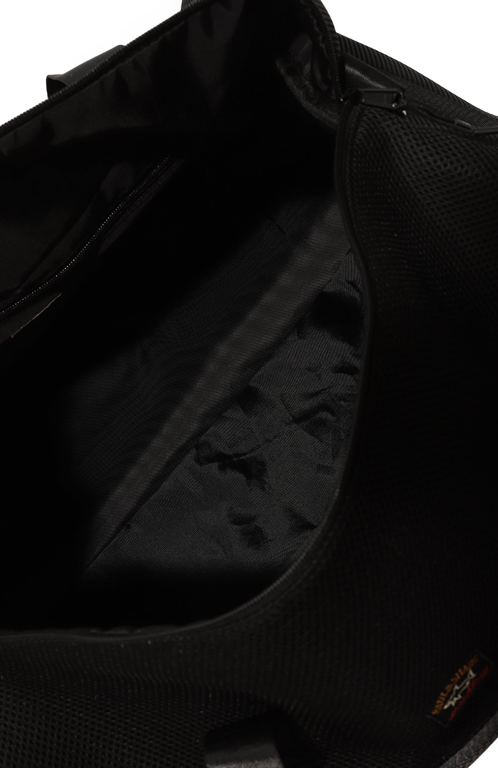 Мужская текстильная спортивная сумка PAUL&SHARK черного цвета, арт. 13318107 | Фото 5 (Материал сплава: Проставлено; Ремень/цепочка: На ремешке; Материал: Текстиль; Драгоценные камни: Проставлено; Размер: large)
