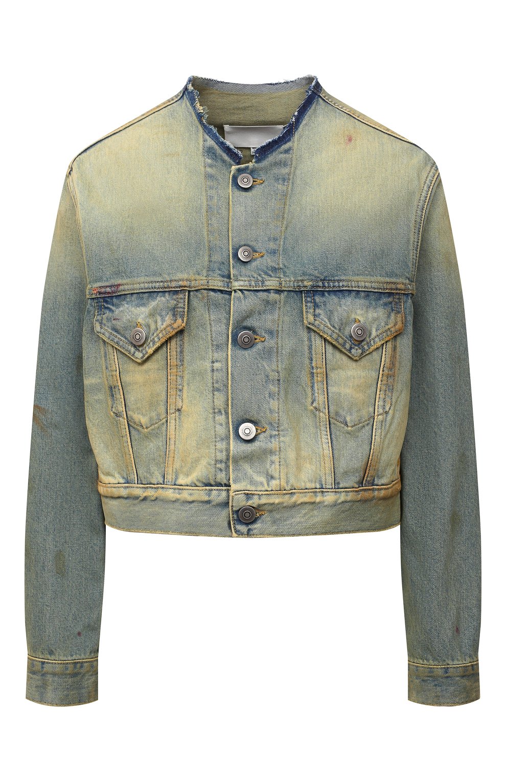 Куртки Maison Margiela, Джинсовая куртка Maison Margiela, Италия, Зелёный, Хлопок: 100%;, 12598638  - купить