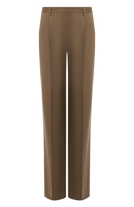 Женские шерстяные брюки RALPH LAUREN зеленого цвета, арт. 290767542 | Фото 1 (Статус проверки: Проверена категория; Женское Кросс-КТ: Брюки-одежда; Материал внешний: Шерсть; Силуэт Ж (брюки и джинсы): Прямые; Стили: Кэжуэл; Длина (брюки, джинсы): Стандартные)