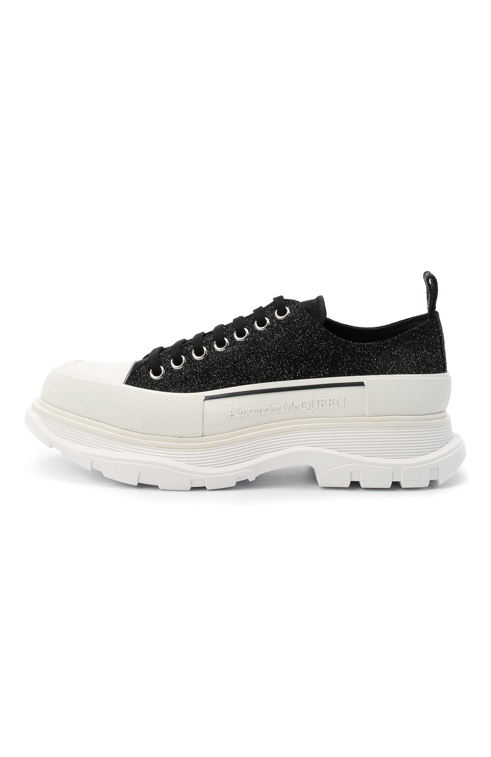 Мужские замшевые ботинки tread slick ALEXANDER MCQUEEN черного цвета, арт. 627225/WHW57 | Фото 3 (Мужское Кросс-КТ: Ботинки-обувь; Материал внутренний: Натуральная кожа; Материал утеплителя: Без утеплителя; Подошва: Массивная; Материал внешний: Замша; толщина подошвы: 5; ширина носка стельки: 8,5, 9, 9,4, 9,2; Длина стельки: 26,0, 26,6, 27,3, 27,6, 28,0, 28,3, 28,7, 29,0, 29,3)