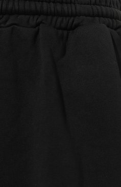 Женские хлопковые брюки HAIKURE черного цвета, арт. HEW03C01TJ011PX | Фото 5 (Длина (брюки, джинсы): Удлиненные; Силуэт Ж (брюки и джинсы): Широкие; Женское Кросс-КТ: Брюки-одежда; Материал сплава: Проставлено; Материал внешний: Хлопок; Драгоценные камни: Проставлено; Стили: Кэжуэл)