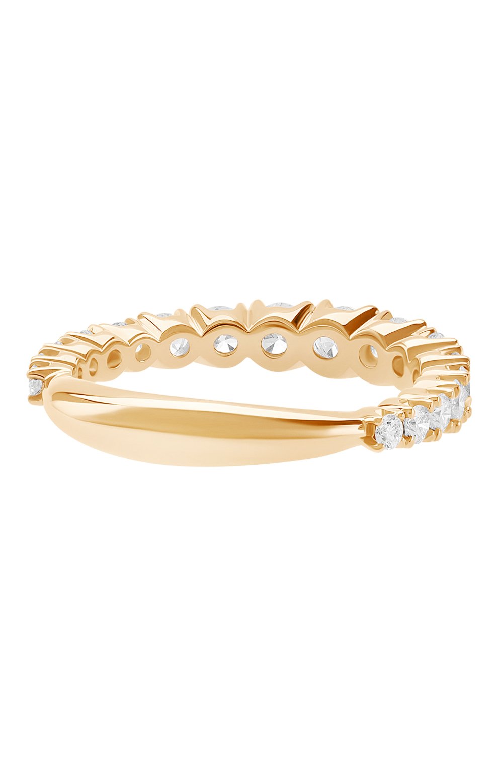 Женские кольцо MERCURY бесцветного цвета, арт. MR12881/RG/17RD | Фото 4 (Драгоценные камни: Бриллианты; Материал сплава: Розовое золото)