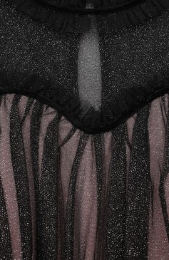 Детское платье DESIGNERS CAT черного цвета, арт. 100000K01000952/14A | Фото 3 (Рукава: Длинные; Материал внешний: Синтетический материал; Материал подклада: Хл опок; Ростовка одежда: 13 - 15 лет | 158 см)