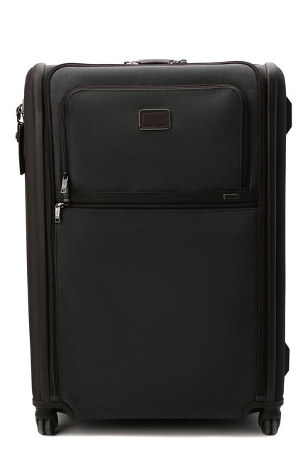 Женский дорожный чемодан alpha 3 TUMI темно-серого цвета, арт. 02203069AT3 | Фото 1 (Материал: Текстиль; Размер: large; Ограничения доставки: oversized)