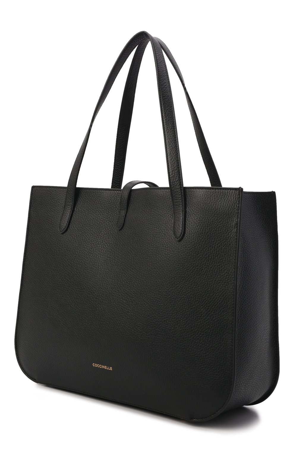 Женский сумка-тоут cosima COCCINELLE черного цвета, арт. E1 L2A 11 02 01 | Фото 4 (Сумки-технические: Сумки-шопперы; Материал: Натуральная кожа; Размер: large)
