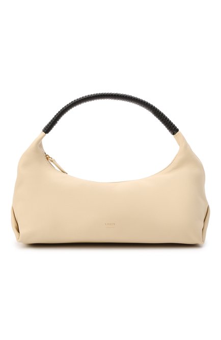 Женская сумка remi KHAITE кремвого цвета, арт. H6000-735/REMI | Фото 1 (Материал: Натуральная кожа; Размер: medium; Сумки-технические: Сумки top-handle)