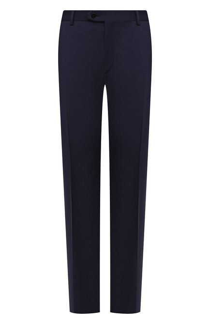 Мужские шерстяные бр�юки BRIONI темно-синего цвета по цене 0 руб., арт. RA0B00/P0A31/PRE C0UTURE_2 | Фото 1
