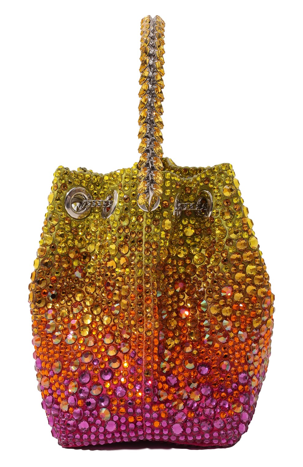 Женская сумка bon bon JIMMY CHOO разноцветного цвета, арт. BONBONXDR | Фото 4 (Женское Кросс-КТ: Вечерняя сумка; Материал: Пластик; Сумки-технические: Сумки top-handle; Размер: mini; Ремень/цепочка: На ремешке)