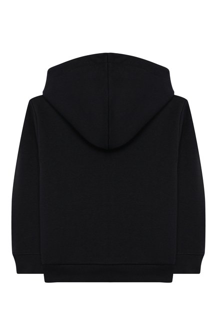 Детский хлопковая толстовка с капюшоном GUCCI темно-синего цвета, арт. 516307/X9T78 | Фото 2 (Статус проверки: Проверено, Проверена категория; Кросс-КТ НВ: Толстовки; Ростовка одежда: 12 мес | 80 см, 18 мес | 86 см, 24 мес | 92 см, 0 - 3 мес | 50 - 60 см, 36 мес | 98 см, 3 мес | 62 см, 9 мес | 74 см)