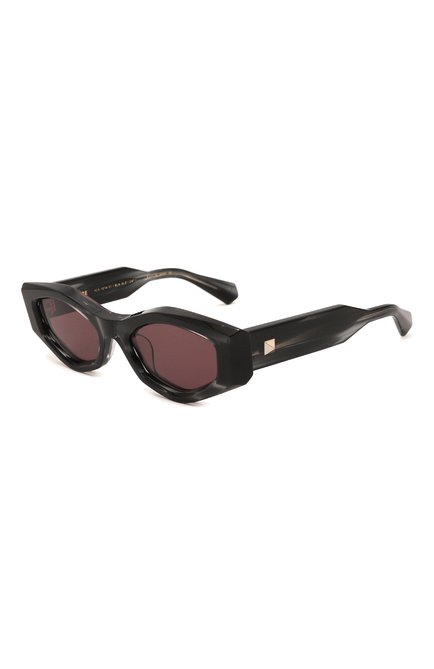 Женские солнцезащитные очки VALENTINO черного цвета по цене 64600 руб., арт. VLS-101A | Фото 1