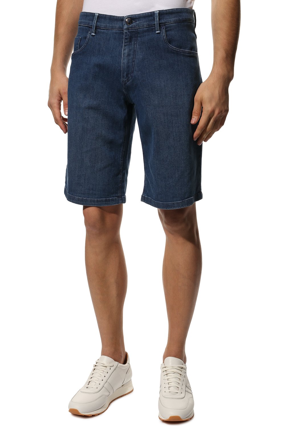 Denim Knee Length Shorts