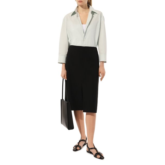 фото Кожаные сандалии jil sander