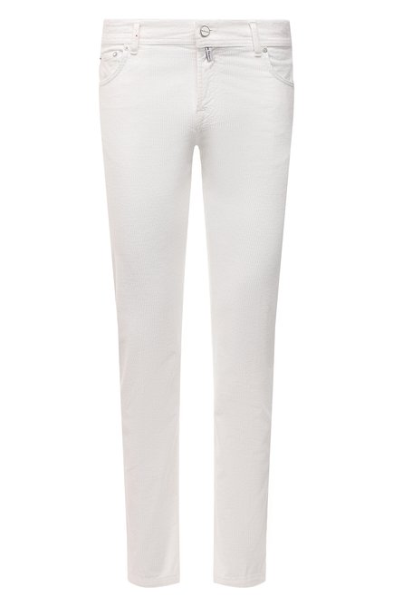 Мужские брюки из хлопка и кашемира KITON белого цвета по цене 118500 руб., арт. UPNJSJ0758A | Фото 1