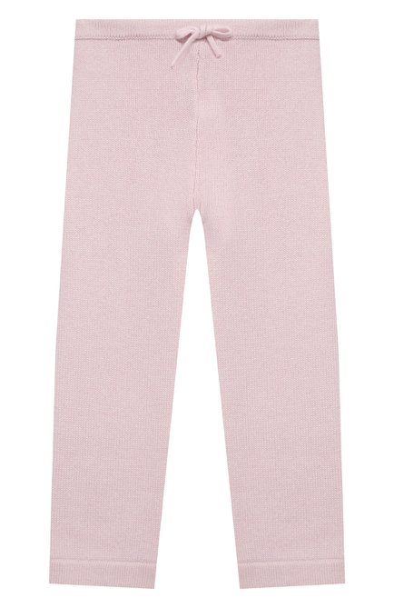 Детские кашемировые брюки LA PERLA розового цвета по цене 24500 руб., арт. 61313/2A-8A | Фото 1