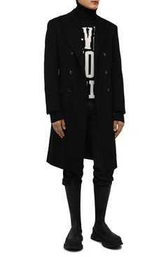 Мужские кожаные челси ALEXANDER MCQUEEN черного цвета, арт. 667813/WHZ66 | Фото 2 (Каблук высота: Высокий; Высота голенища: Высокие; Материал внутренний: Натуральная кожа; Материал утеплителя: Без утеплителя; Подошва: Массивная; Мужское Кросс-КТ: Сапоги-обувь, Челси-обувь)