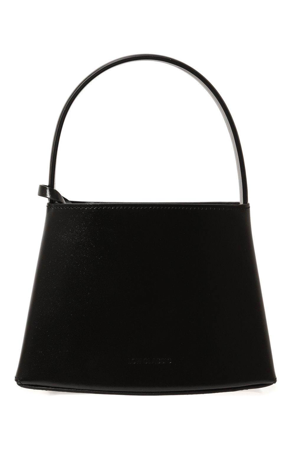 Женская сумка curve mini LOW CLASSIC черного цвета, арт. L0W23SC_BA010_BK | Фото 1 (Сумки-технические: Сумки top-handle; Материал: Натуральная кожа; Материал сплава: Проставлено; Размер: mini; Драгоценные камни: Проставлено)
