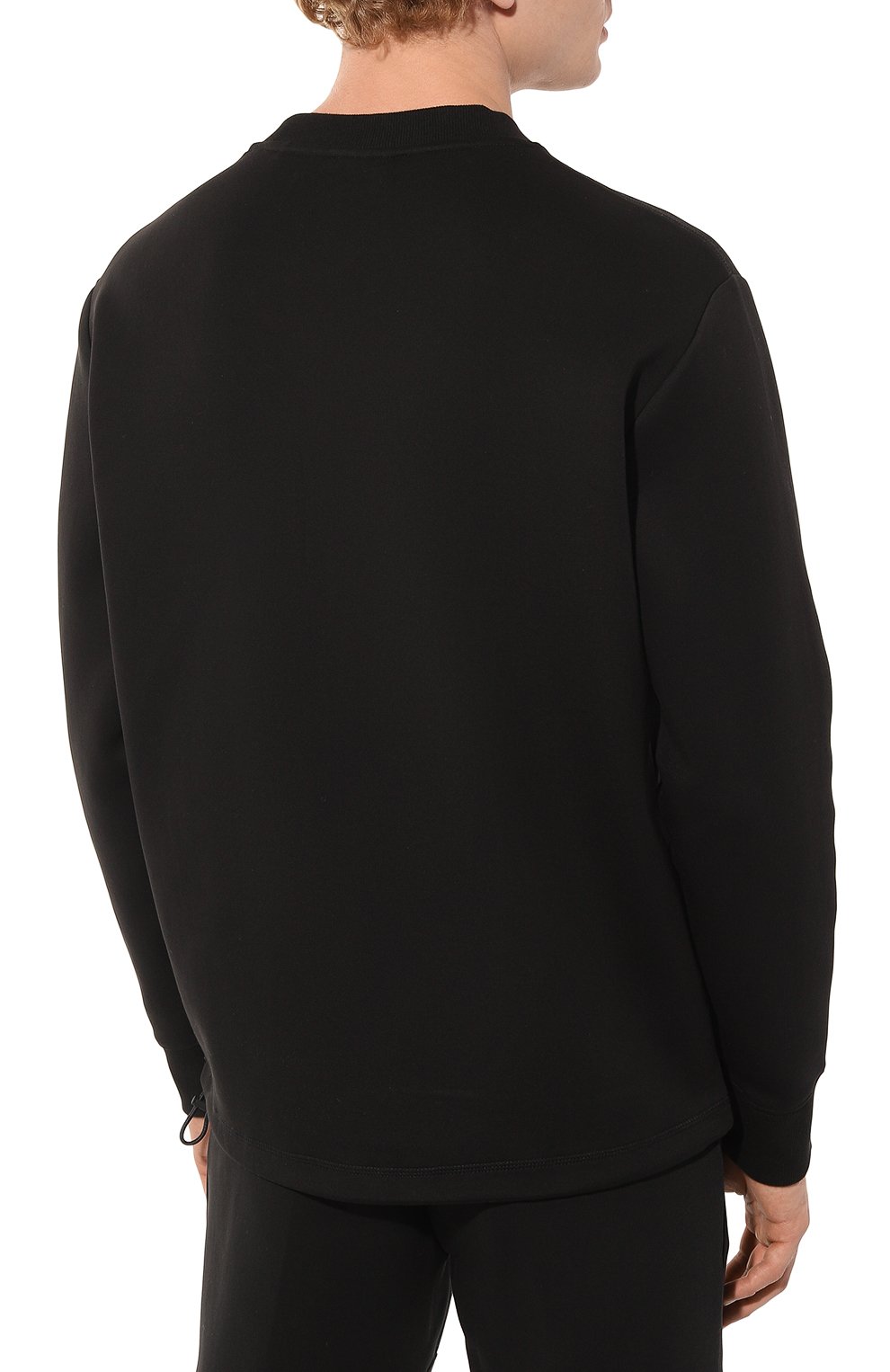 Хлопковый свитшот HUGO 50493037, цвет чёрный, размер 46 - фото 4