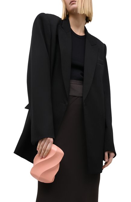 Женский клатч bv whirl BOTTEGA VENETA персикового цвета, арт. 639332/VA9A0 | Фото 2 (Материал: Натуральная кожа; Размер: mini; Женское Кросс-КТ: Клатч-клатчи; Региональные ограничения белый список (Axapta Mercury): RU)