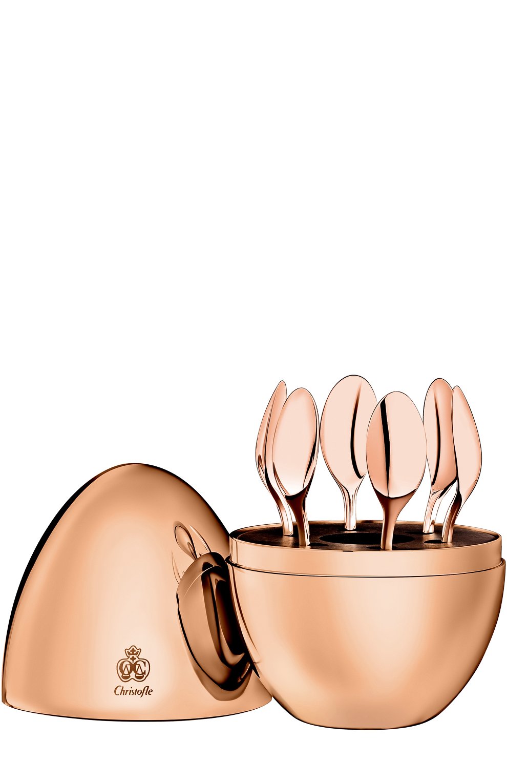 Набор из шести кофейных ложек mood precious CHRISTOFLE розо вого цвета, арт. 00365636 | Фото 1 (Материал внутренний: Не назначено; Региональные ограничения белый список (Axapta Mercury): Не проставлено; Нос: Не проставлено; Статус проверки: Проверена категория; Ограничения доставки: fragile-2)