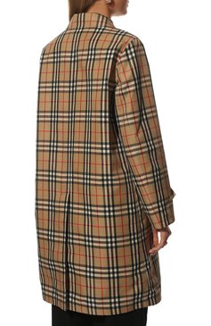 Женский двусторонний плащ draper BURBERRY бежевого цвета, арт. 8028868 | Фото 4 (Рукава: Длинные; Длина (верхняя одежда): До колена; Региональные ограничения белый список (Axapta Mercury): Не проставлено; Материал сплава: Проставлено; Материал внешний: Хлопок; Стили: Классический, Спорт-шик; Материал подклада: Синтетический материал; Драгоценные камни: Проставлено)