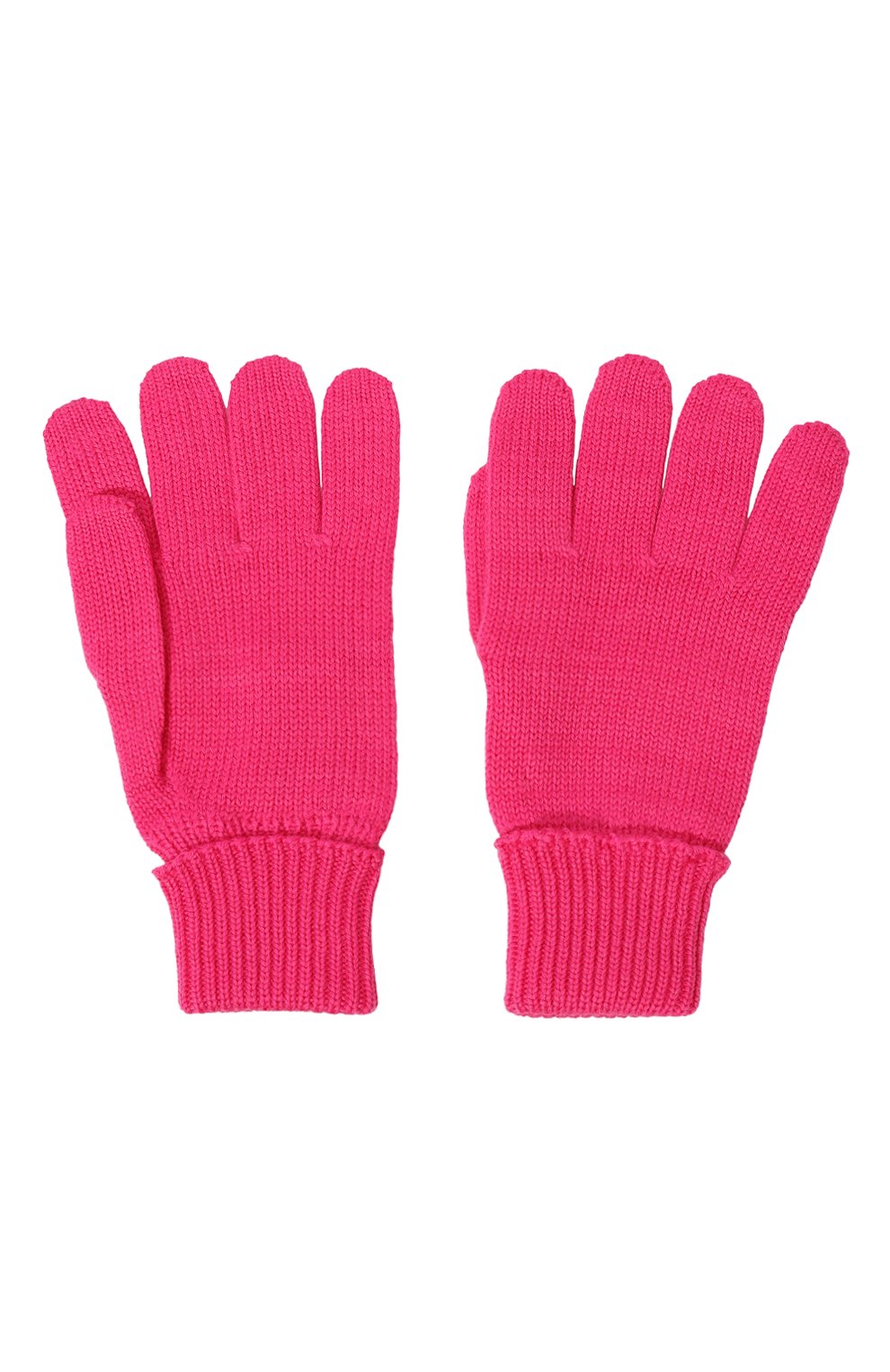 Детские шерстяные перчатки IL TRENINO фуксия цвета, арт. CL-4055/J | Фото 2 (Материал: Текстиль, Шерсть; Материал сплава: Проставлено; Нос: Не проставлено)