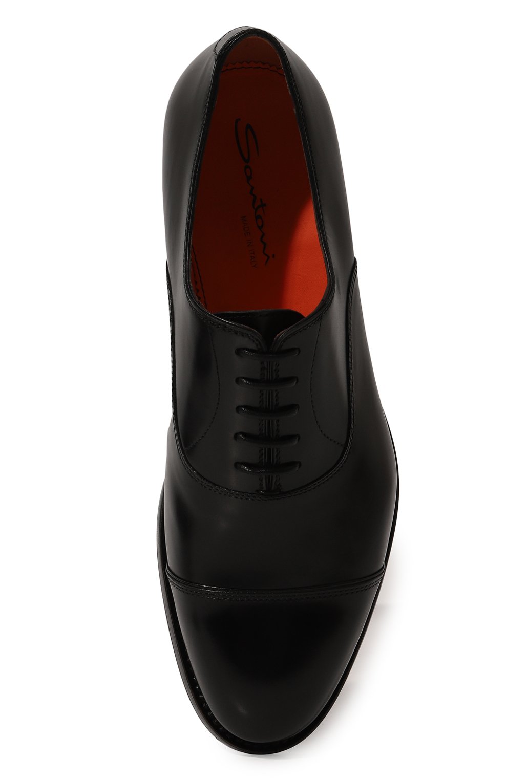 фото Кожаные оксфорды santoni