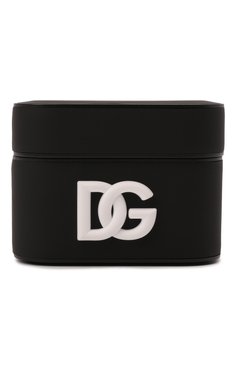 Чехол для airpods pro DOLCE & GABBANA черного цвета, арт. BI2816/A0976 | Фото 1 (Материал: Пластик)