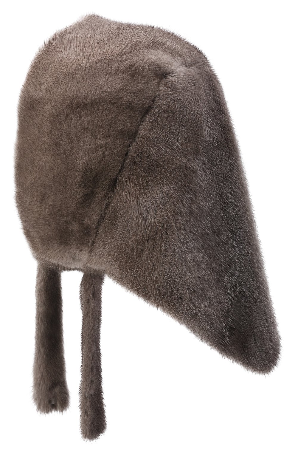 Женский косынка из меха норки FURLAND серого цвета, арт. 0160800110206600676 | Фото 3 (Материал: Натуральный мех)