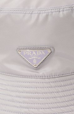 Женская панама re-nylon PRADA сиреневого цвета, арт. 1HC137-2DMI-F0230 | Фото 4 (Материал: Текстиль, Синтетический материал)