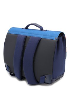 Детская портфель JEUNE PREMIER синего цвета, арт. ITD-19118 FW19/20 | Фото 2 (Статус проверки: Проверено, Проверена категория; Материал: Текстиль)