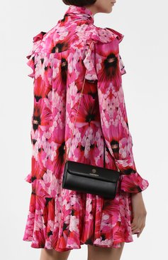 Женские кожаный кошелек на цепочке ALEXANDER MCQUEEN черного цвета, арт. 610194/1CW0T | Фото 2 (Ремень/цепочка: С цепочкой; Материал: Натуральная кожа; Региональные ограничения белый список (Axapta Mercury): RU; Статус проверки: Проверена категория)
